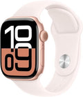 Apple Watch Series 10 GPS  42mm - Rose Gold Aluminum Case with Light Blush  M/L (Renewed Premium)