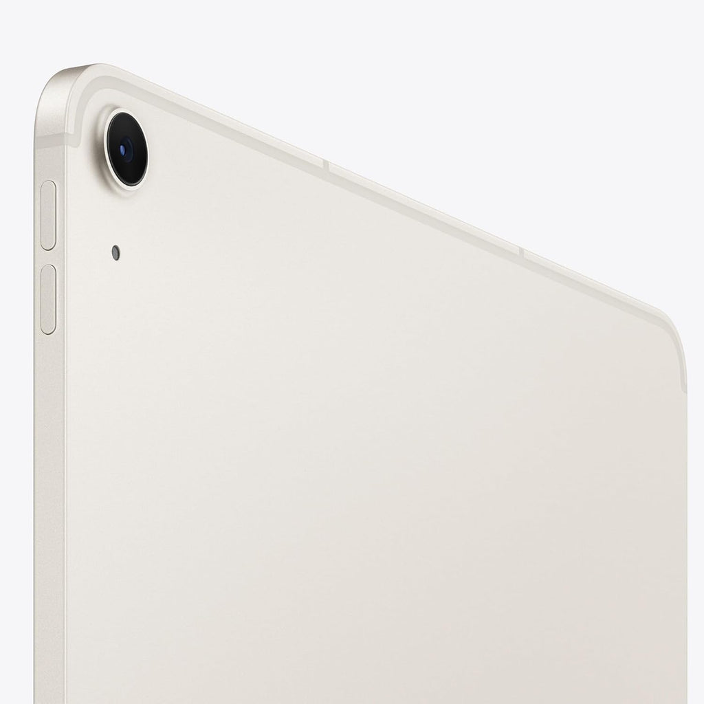 2025 Apple iPad Air with Apple M3 Chip (13-inch  Wi-Fi + Cellular  256GB) - Starlight (Renewed Premium)