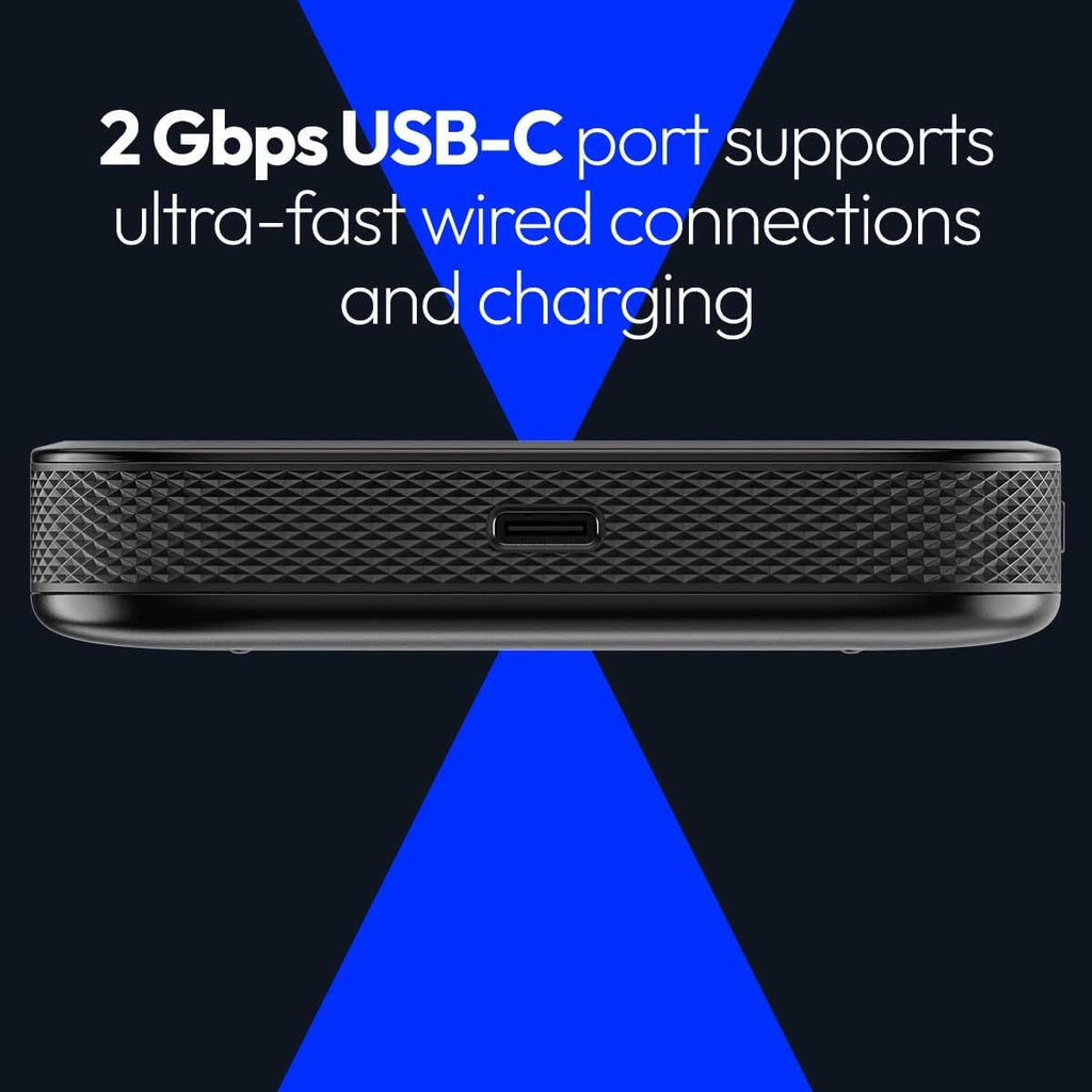 NETGEAR Nighthawk 5G Mobile Hotspot M7 with eSIM or SIM | Portable WiFi 7 Router for Travel in 140+ Countries | Supports 32 Devices | Unlocked 5G/4G LTE | 3.6Gbps Speed | AT&T  T-Mobile (MH7150)