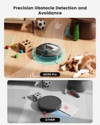 Lefant LiDAR Robot Vacuum and Mop, 450ml Visible Dustbin, Upgraded 190° PSD Obstacle Avoidance, Customized Cleaning, Multi-Floor Mapping, 150 Mins Runtime, 2.4G/5G WiFi, Pet Hair & Carpets, M330 Pro