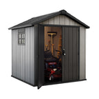 Oakland 7.5 ft. W x 7.5 ft. D Plastic Storage Shed