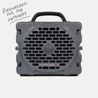 Turtlebox Grande: Loud! Outdoor Portable Bluetooth 5.4 Speaker | Rugged  Waterproof  Ultra-Portable | Plays to 126db  Deep Bass  Shockproof  Unlimited Pairing for Full Stereo Experience  Gray