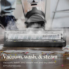 Bissell CrossWave HydroSteam Deluxe Steam Mop, 3-in-1 Wet Dry Vacuum Mop with Steam Function, Hard Floor Cleaner Machine with Sanitize Formula, Green, 3515G