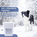National Blue Ice Melt and Snow Salt 50lb Bucket - Fast Acting Ice Melter - Pet  Plant and Concrete Friendly  Environmentally Safe - Free of Magnesium Chloride - Melts to -15°F