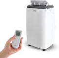 BLACK+DECKER Portable Air Conditioner, 8,000 BTU (5,000 BTU SACC) for Rooms Up To 350 Sq. Ft., Portable AC with Full Function Remote Control & Window Kit, BPP05WTB, White