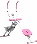 2 in 1 Stair Stepper and Ab Workout Machine, High Efficiency Stair Climber & Ab Trainer, Multi-Function Home Gym Equipment for Full Body Workout, Cardio and Core Training
