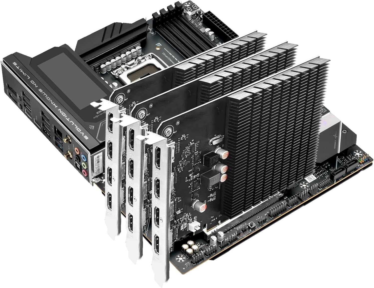 maxsun GeForce GT 730 4GB Video Graphics Card GPU for Computer PC ITX Single Slot PCI Express 4xHDMI, 4K Quad Monitor Multi Screen