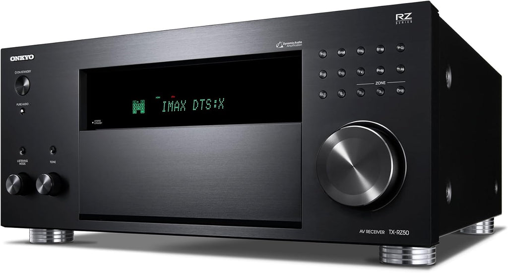 Onkyo TX-RZ50 9.2-Channel AV Receiver - 120 Watts Per Channel  Dirac Live Out of Box  Works with Sonos Certified  THX Certified and More