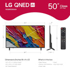 LG 50-Inch Class QNED AI 4K QNED82A Series Smart TV w/AI Sound  HDR10  4K Super Upscaling  Filmmaker Mode  Wow Orchestra  Alexa Built-in (50QNED82AUA  2025)