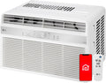 LG 6000 BTU Window Air Conditioner2024 New Remote Control, WiFi Enabled works with LG ThinQ, Alexa, Hey Google, Washable Filer Ultra-Quiet Cools Small Room up to 250 Sq.Ft AC Unit White LW6024RSMX