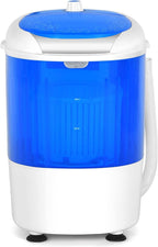 FUTADA Mini Washing Machine with Spin Dryer, Portable Clothing Washer Single Tub Washing Machine, 5.5lbs Washer Blue