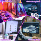 Gaming PC Desktop Computer  Intel Core I7 up to 3.9GHz  GTX 1050Ti 4G GDDR5  16G RAM  512GB SSD  WiFi 5.0  Prebuilt Gaming PC Tower Computer with 5 RGB Fan