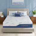 EGOHOME Firm Queen Mattress 12 Inch Memory Foam Mattresses Bed in a Box with Gel Foam and Removeable Fiberglass Free Cover for Cool Sleep and Back Pain Relief, CertiPUR-US Certified, Blue