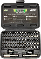 Vim Tools VHC77 '77-Piece' Half Cut Stubby Bit Set, 3.17-ukgja-985