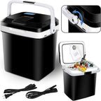 SUPER DEAL Pro 28QT(26L) Portable Electric Cooler and Warmer, Mini 12V DC Car Refrigerator Plug In Cooler Car Refrige for Camping, Fishing, Work Beach Picnic