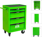 Rolling Metal Tool Chest with 4 Drawers, 20" 4-Drawer Tool Chest Cabinet with Ball Bearing Drawer Slides, Steel Tool Storage Box Organizer -Green