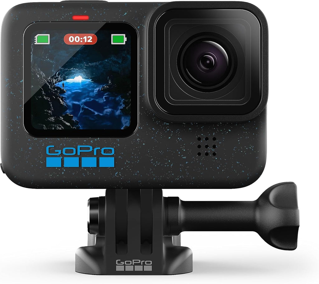 GoPro HERO12 Black - Waterproof Action Camera with 5.3K60 Ultra HD Video  27MP Photos  HDR  1/1.9" Image Sensor  Live Streaming  Webcam  Stabilization