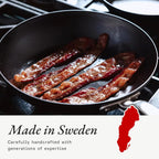 Made In Cookware | 3 Piece (Includes 8",10",12") Seasoned Blue Carbon Steel Frying Pan - (Like Cast Iron, but Better) | Professional Cookware | Crafted in Sweden | Induction Compatible