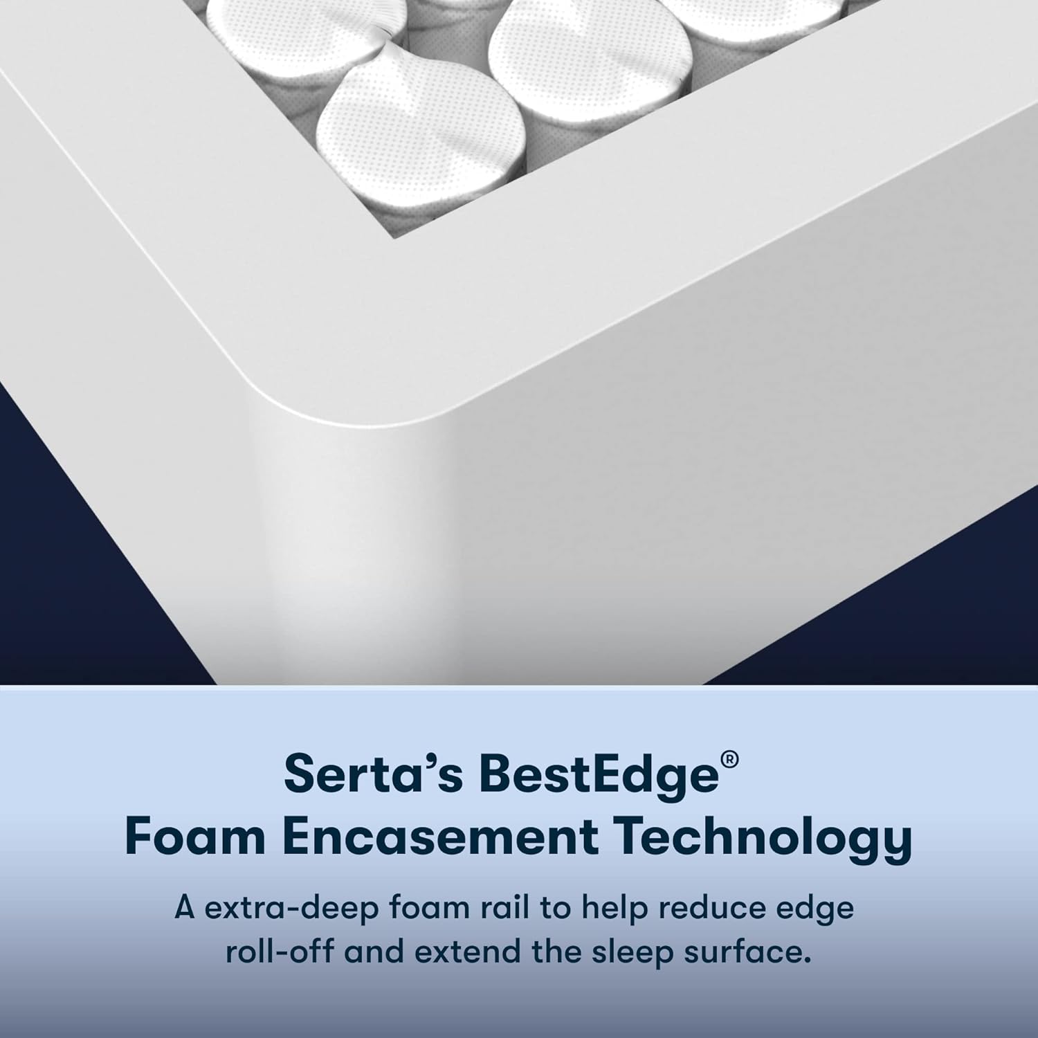 Serta Perfect Sleeper Mattress Enhanced 14.5" Queen Mattress - Plush Pillow Top, Cooling Gel Memory Foam, Pocket Innersprings for Motion Isolation, Edge Support, CertiPUR-US Certified - Nurture Night