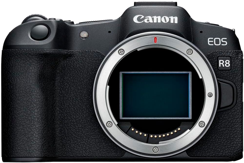 Canon EOS R8 Full-Frame Mirrorless Camera – 24.2MP  4K60p Video  Dual Pixel AF II  Wi-Fi  Lightweight Body – Body Only (5803C002) + 64GB Memory Card + Canon Shoulder Bag