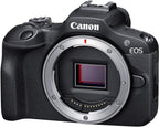 Canon EOS R100 Mirrorless Camera with RF-S 18-45mm f/4.5-6.3 is STM Lens | 24.1MP APS-C CMOS Sensor  Dual Pixel AF  Full HD Video | Compact RF Mount Camera for Beginners with Bag and 64GB Card