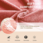 Bean Bag Chair for Adults, Floor Bean Bags Offers Ample Space for Adults,Memory Foam Giant Bean Bags,Lounger Versatile Design Suits Any Room,Movie Nights,Reading(Pink,6FT)
