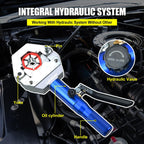 Hydraulic AC Hose Crimper 71500 with Snap-On 7 Dies, Manual Handheld A/C Hose Crimper Kit for AC Hose, Auto A/C Line Air Conditioning Repair Tool
