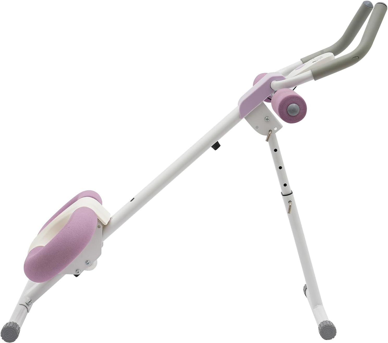 Ab Machine Ab Workout Equipment Adjustable Abdominal Trainer Whole Body Exercise Machine Stomach Waist Cruncher Core Toner Leg Thighs Buttocks Shaper Foldable Home Gym Equipment