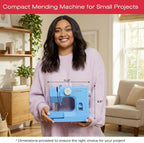SINGER® M1000 Mending Machine (Blue) with Accessories | 4 Built in Stitches deliver 32 Stitch Applications | Compact, Lightweight, Portable | Great for Light to Medium Weight Fabrics & Repairs