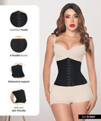 Forma Tu Cuerpo Waist Trainer for Women, Fajas Colombianas, Hourglass Shape Faja Body Shaper, Waist Cincher for Women