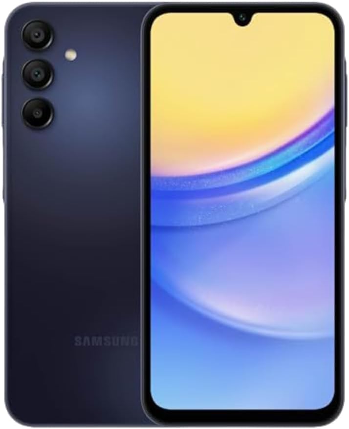 Samsung Galaxy A15 5G, 64GB, Blue Black - Locked to T-Mobile (Renewed)