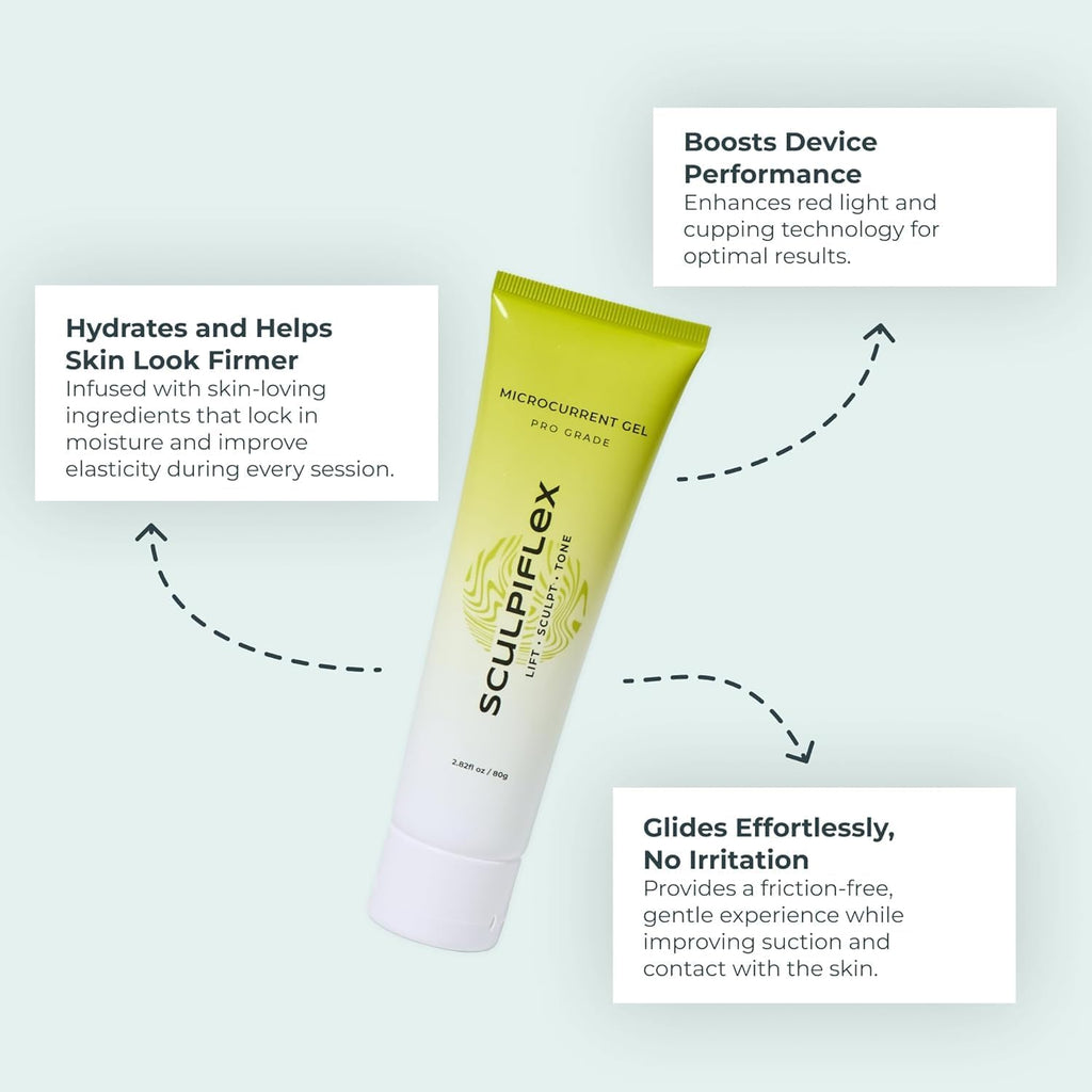 SCULPIFLEX - The Original Massage Tool and Moisturizing Gel to Help Improve Appearance of Firm Skin, Patented Technology, Gentle and Suitable for All Skin Types, Cruelty Free