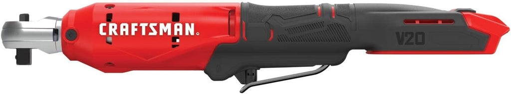 CRAFTSMAN V20 Cordless Ratchet Wrench, 3/8 inch Drive, 300 RPM, up to 35 ft-lbs of Torque, Bare Tool Only (CMCF930B)
