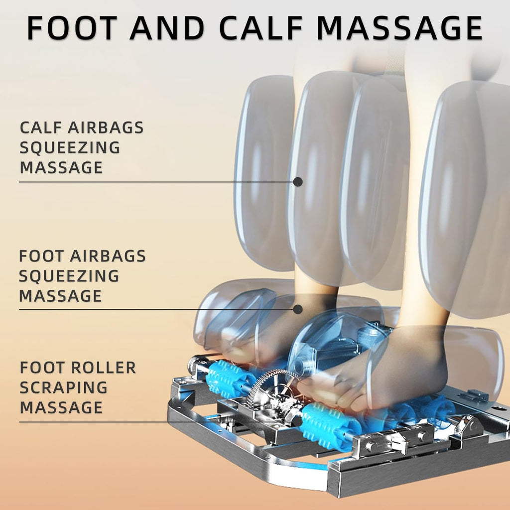 MassaMAX 4D Full Body Massage Chair with Zero Gravity, Extendable Footrest, SL Track, 15 Modes, AI Voice Control, Yoga Stretch, Foot Rollers, and Waist & Calves Heating Comfort with Cover (Black)