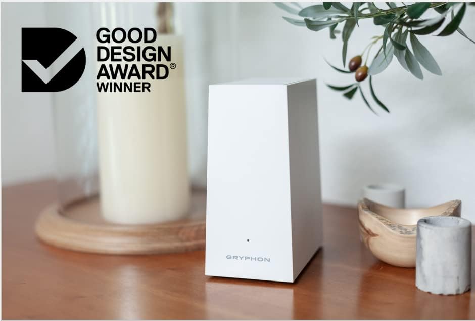 Gryphon AX – Ultra-Fast Mesh WiFi 6 Parental Control Router – Advanced Content Filters and Next-Gen Firewall - 4.3 Gbps Across 3 000 sq. ft. per Router for Multi-Device Households