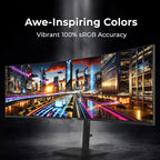 Deco Gear 49″ Curved Ultrawide Dual-QHD Monitor | 5120×1440 32:9 HDR400 | 120Hz VA Panel | USB-C 65W PD  FreeSync  PBP/PIP  KVM Switch | Built-in Speakers & Ergonomic Stand