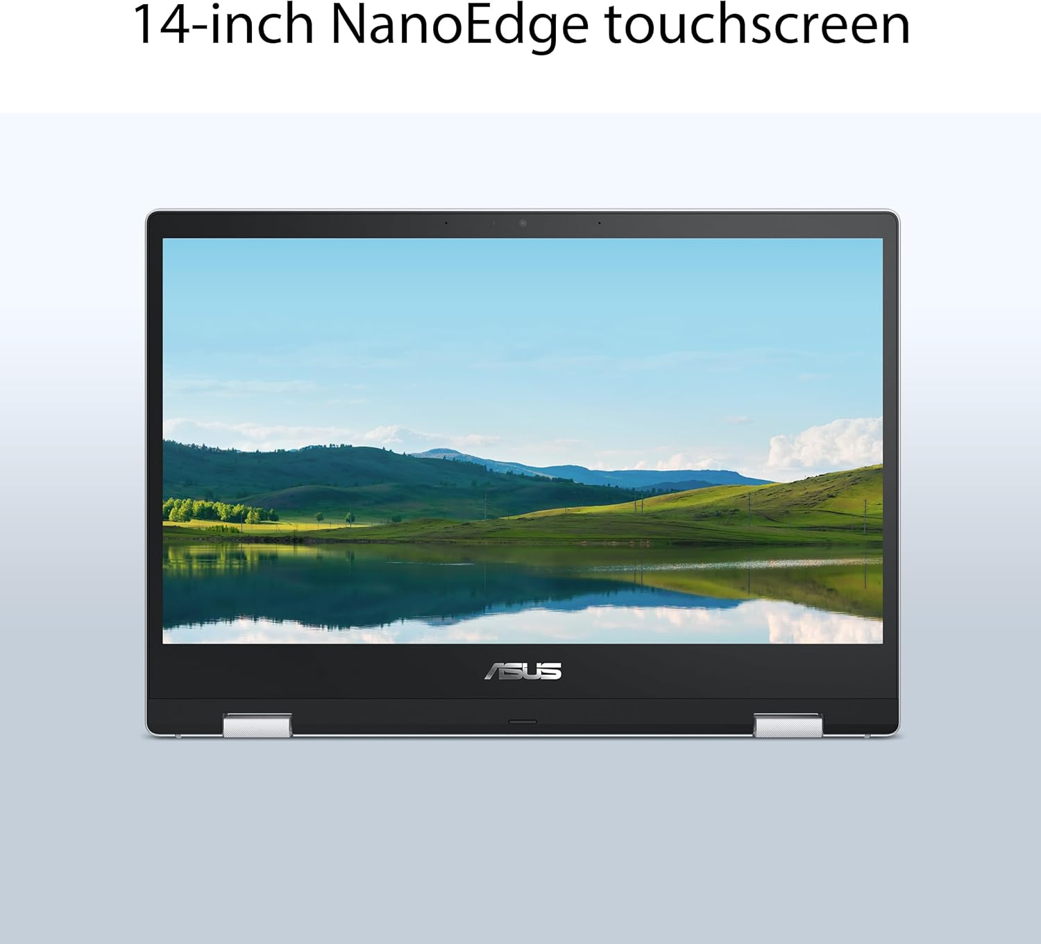 ASUS Chromebook Flip CX1 Convertible Laptop  14" FHD NanoEdge 360-degree Touchscreen  Intel Celeron N4500 Processor  128GB eMMC Storage  8GB RAM  ChromeOS  Transparent Silver  CX1400FKA-AS88FT