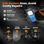 ANCEL BM700 PRO Fit for BMW Scanner - Battery Registration Tool, Code Reader for BMW/Mini/RR, Advanced OBD2 Scanner Auto V-I-N, Full System Diagnostic for BMW Scan Tool with All Reset Services (Blue)