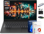 Lenovo V15 Flagship Laptop for 2025 Business Student  15.6” FHD Display  8-Core AMD Ryzen 7 CPU  40GB RAM + 1TB Storage (512GB SSD + 500GB Ext)  RJ45  MarxsolAccessory  Lifetime MS Office  Win 11 Pro