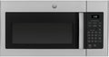 GE JVM3160RFSS 30" OTR Microwave, 1.6 cu ft, 1000W, 300 CFM Hood Vent, LED Lighting, Auto Defrost, Easy Mount Install, Stainless Steel