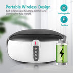 Wireless Slimming Belt, Abdominal Massager Portable Weight Loss Machine with 4 Vibration Massage Modes, Heating, Improve Blood Flow