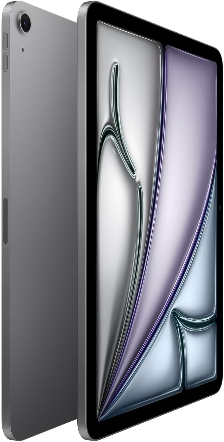 2025 Apple iPad Air 7  13" Display 128GB Storage WiFi + Cellular - Space Gray (Premium Renewed)