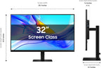 Samsung 32” ViewFinity S8 (S80UD) 4K UHD IPS HDR10 High Resolution Monitor  USB-C  Built-in Speakers  Ergonomic Stand  Built-in KVM Switch  Intelligent Eye Care  LS32D808UBNXGO  2025