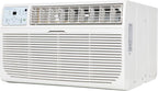 Keystone 12,000 BTU Wall Mounted Air Conditioner with Supplemental Heat and Dehumidifier Function, 230V, Wall AC with Remote for Small and Medium Sized Rooms up to 550 Sq.Ft., Quiet, High Efficiency