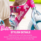 Dynacraft Barbie 16-inch Girls' Bike for Kids Ages 5-7 Years - Fun and Stylish Design, Sturdy and Durable, Perfect for Kids Learning to Ride, Easy to Assemble, Ideal for Young Riders