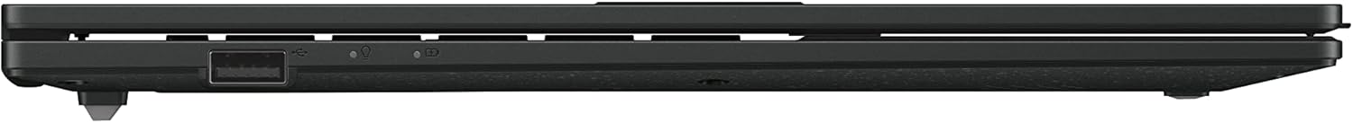 ASUS Vivobook Go 15.6” FHD Slim Laptop  AMD Ryzen 3 7320U Quad Core Processor  8GB DDR5 RAM  256GB SSD  Windows 11 Home  Fast Charging  Webcam Shield  Military Grade Durability  Black  E1504FA-AB34