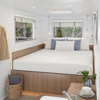 RV Mattress Short Queen 10 Inch Green Tea Memory Foam Mattress for Cool Sleep & Pressure Relief, CertiPUR-US Certified Medium Firm Mattresses in A Box, 75"×60"×10"