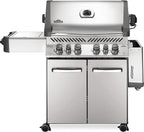 Napoleon P500RSIBPSS-3 Prestige 500 RSIB Propane Gas Grill, sq. in + Infrared Side and Rear Burner, Stainless Steel