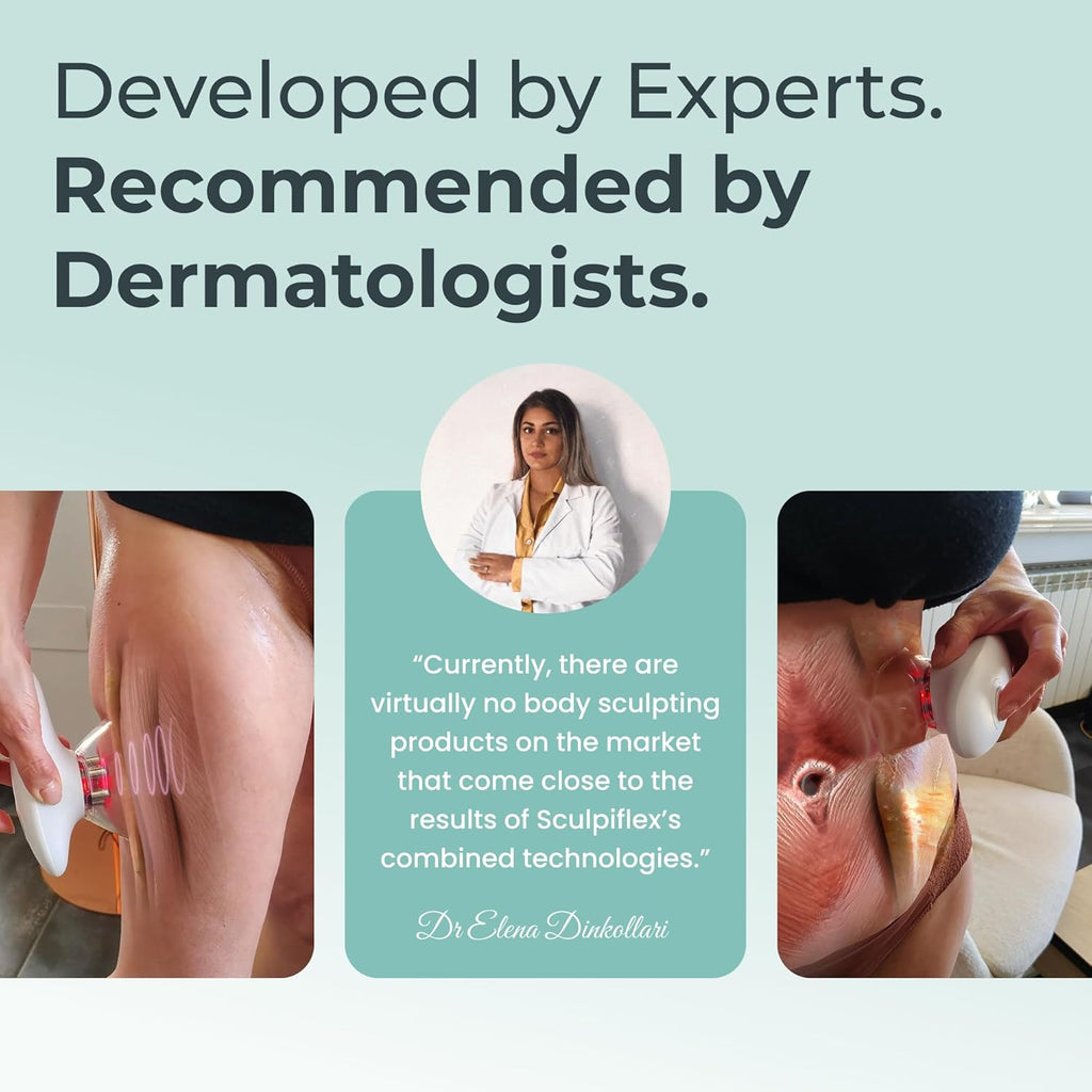 SCULPIFLEX - The Original Massage Tool and Moisturizing Gel to Help Improve Appearance of Firm Skin, Patented Technology, Gentle and Suitable for All Skin Types, Cruelty Free