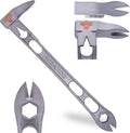Wrango Tools 9.5" Titanium Nail Puller Cats Paw Pry Bar - 45% Lighter Than Steel - Side Nail Puller - 13mm Bolt Remover - Professional Contractor Grade - 5% Donated To Help Farmers